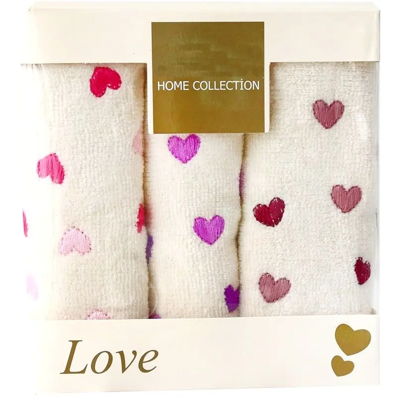 Набор салфеток кухонных Izzihome Love 30х50 см 3 шт. (608888) - фото 7