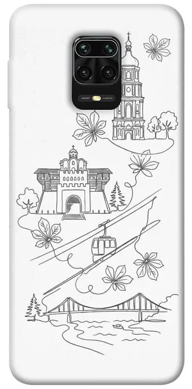 TPU чохол Demsky Kyiv spirit для Xiaomi Redmi Note 9s / Note 9 Pro / Note 9 Pro Max