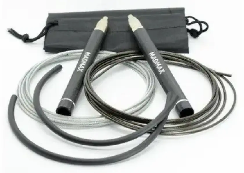 Скакалка швидкісна на підшипниках алюмінієва MadMax MFA-286 Speed jump rope Black 3 м (MFA-286-BLK-U) - фото 2