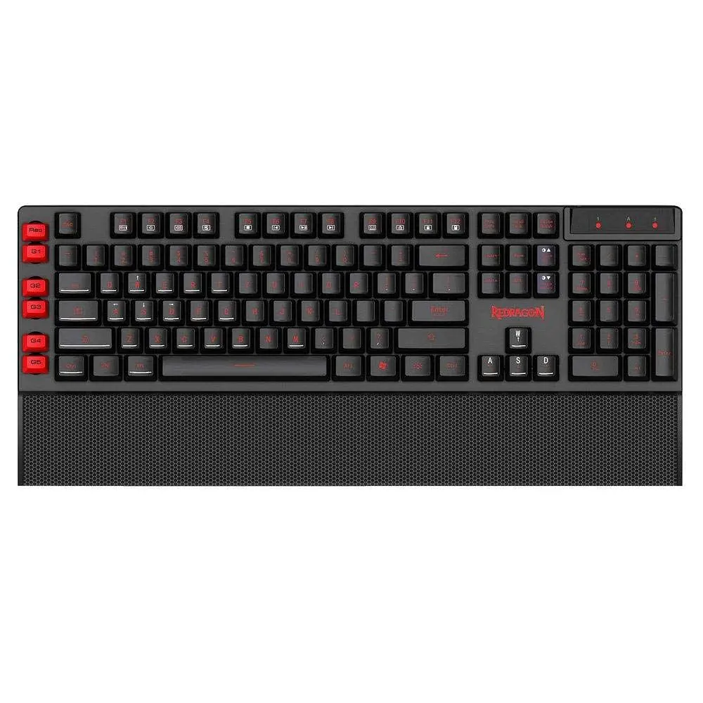 Клавіатура ігрова Redragon Yaksa K505 UKR, 7 кольорів AntiGhost USB (70392) - фото 6