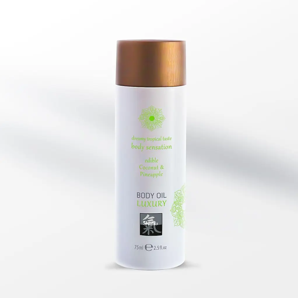 Їстівна масажна олія Hot Luxury Coconut Pineapple, 75 мл - фото 2
