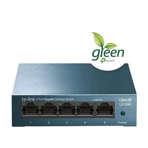 5-портовый настольный гигабитный коммутатор, LS105G - фото 2