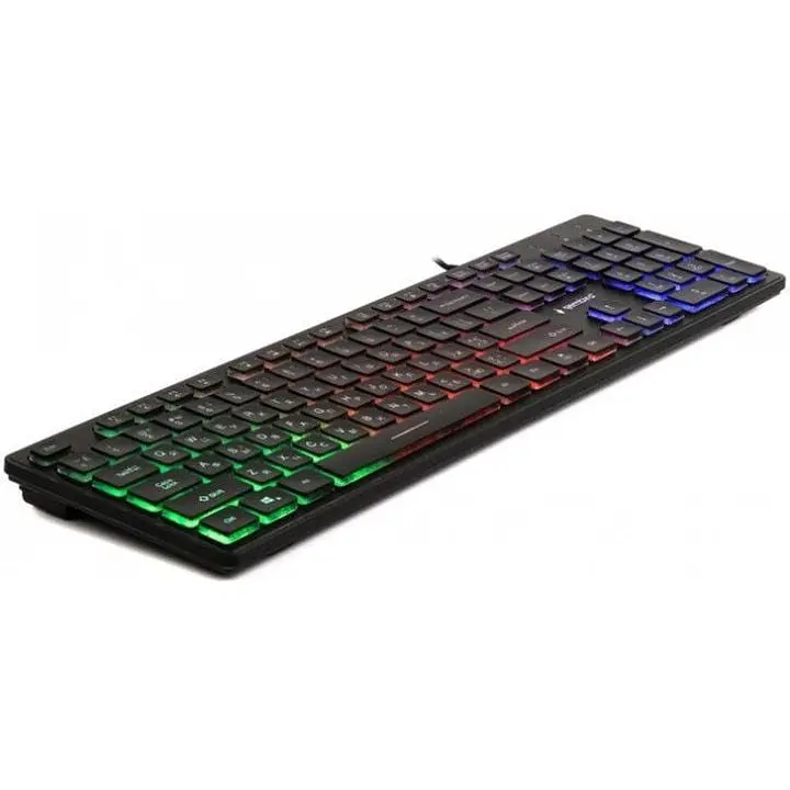 Клавіатура дротова Gembird KB-UML-01-UA USB Black з підсвіткою - фото 2