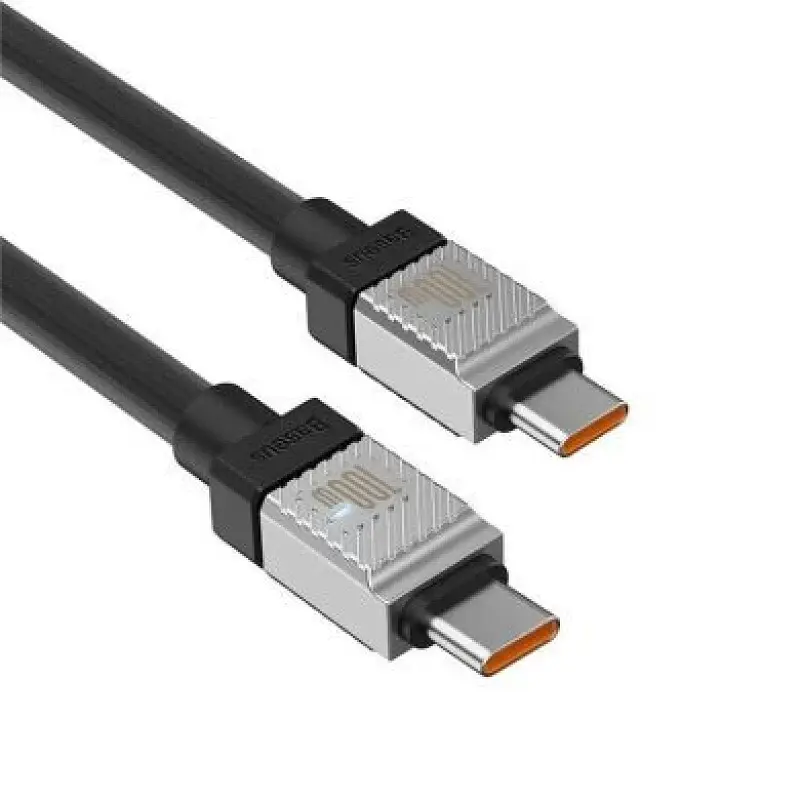 Кабель Baseus CoolPlay Series Fast Charging Cable Type-C to Type-C 100W 2m CAKW000301 Black - фото 2