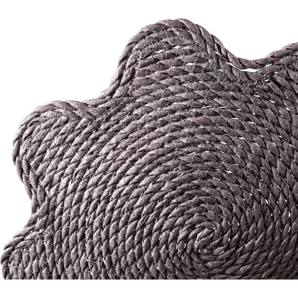 Килимок для сервірування столу  Yiwu Rattan 38 см сірий HP-35-1G - фото 2
