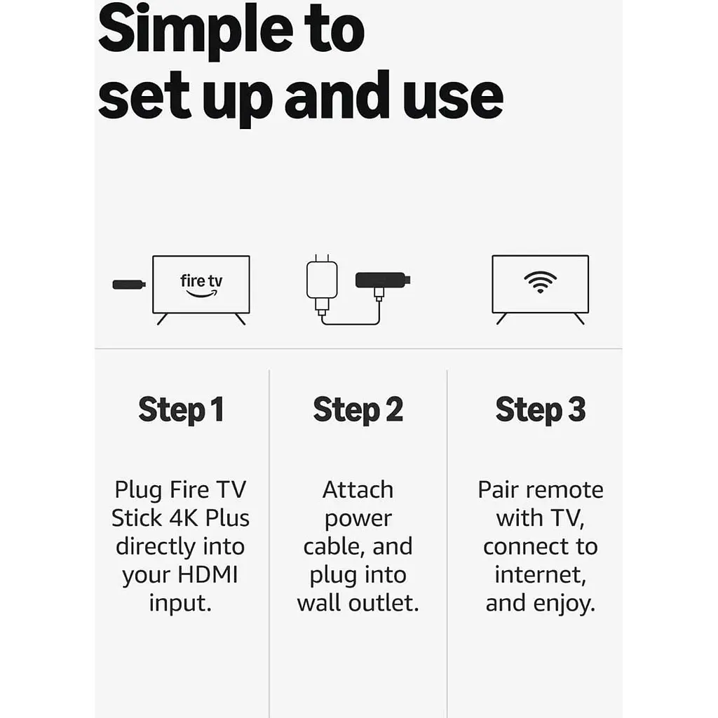 Медіаплеєр Amazon Fire TV Stick 4K Plus 2025 [165653] - фото 9