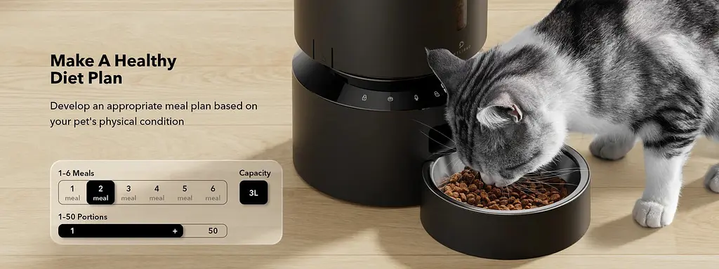 Автоматична годівниця Petlibro Granary Automatic Feeder White 3 л (0619988626630) - фото 9
