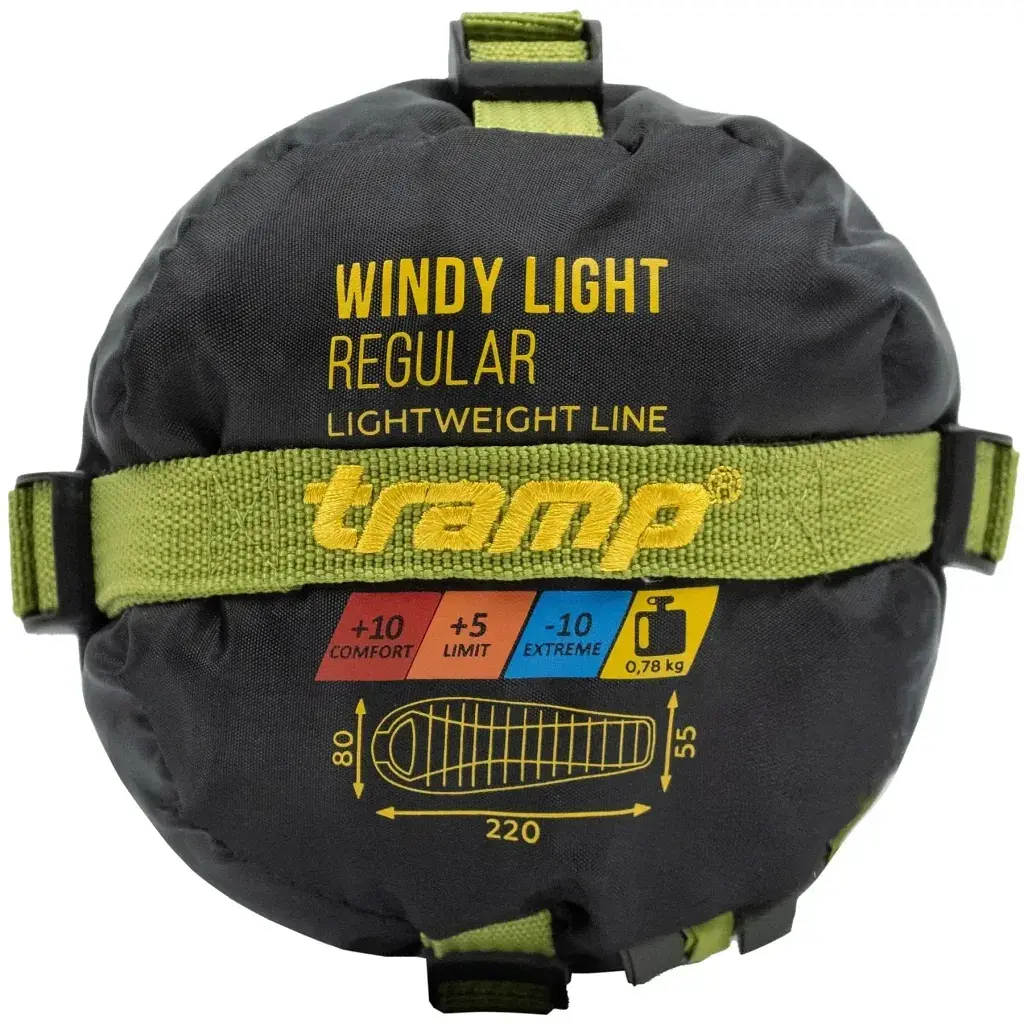 Спальний мішок Tramp Windy Light кокон лівий olive (UTRS-055-olive-L) - фото 10