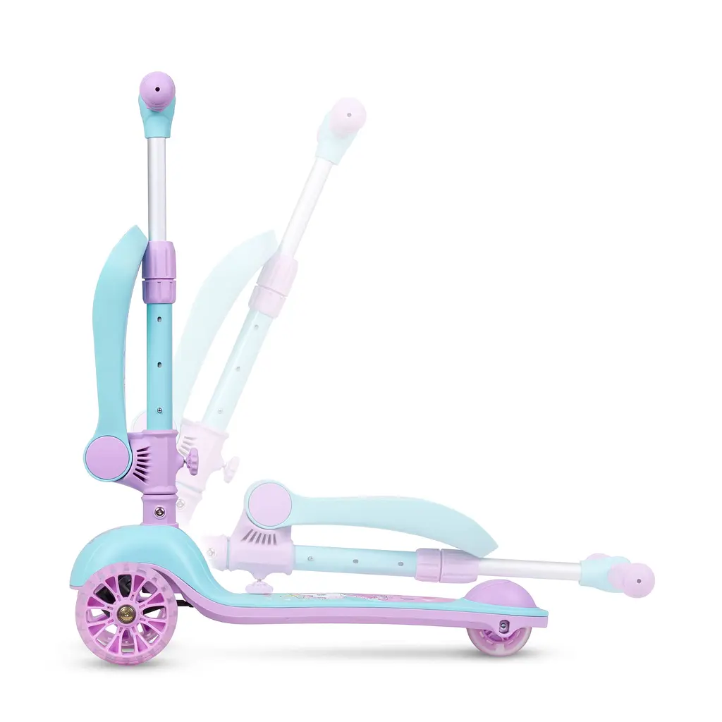 Дитячий самокат Kidwell Rimba Unicorn 2 в 1 з сідлом (5901130086207) - фото 5