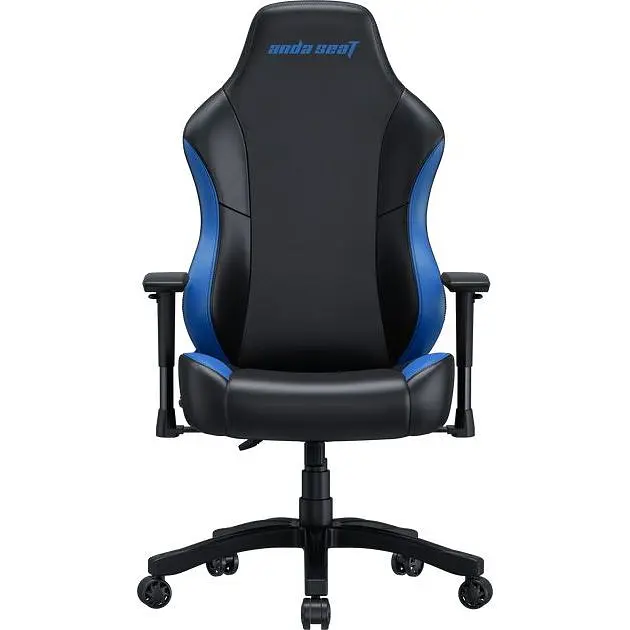 Кресло игровое Anda Seat Luna Color Size L Black/Blue PVC - фото 4