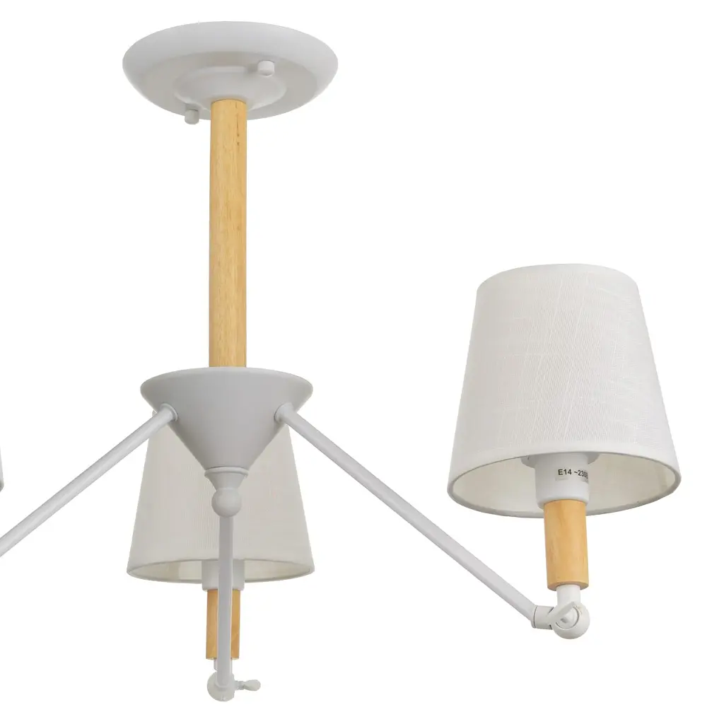 Люстра Brille E14 60W WH (BKL-497S/3) - фото 5