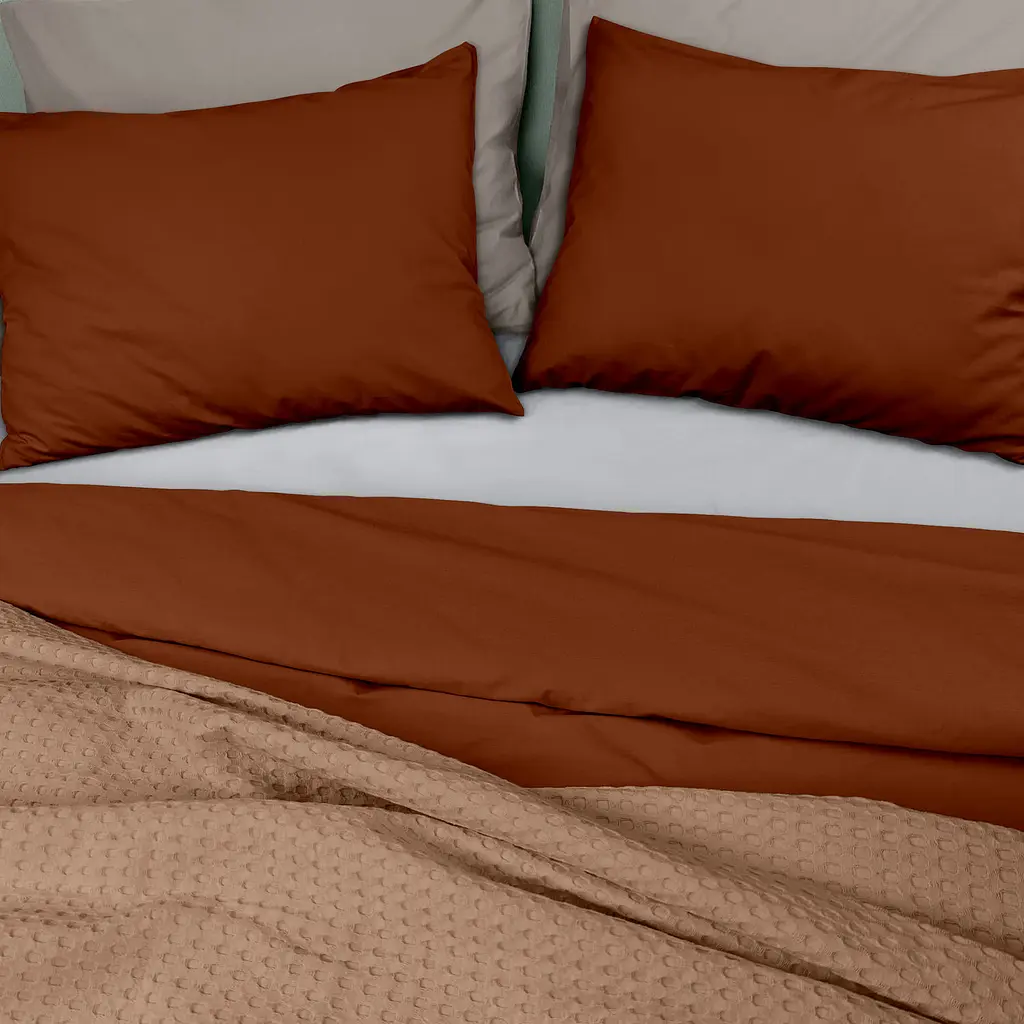 Плед покривало Cosas Copper Waffle Weave 230х240 см (Blanket_08Copper_WaffleWeave_230x240) - фото 3