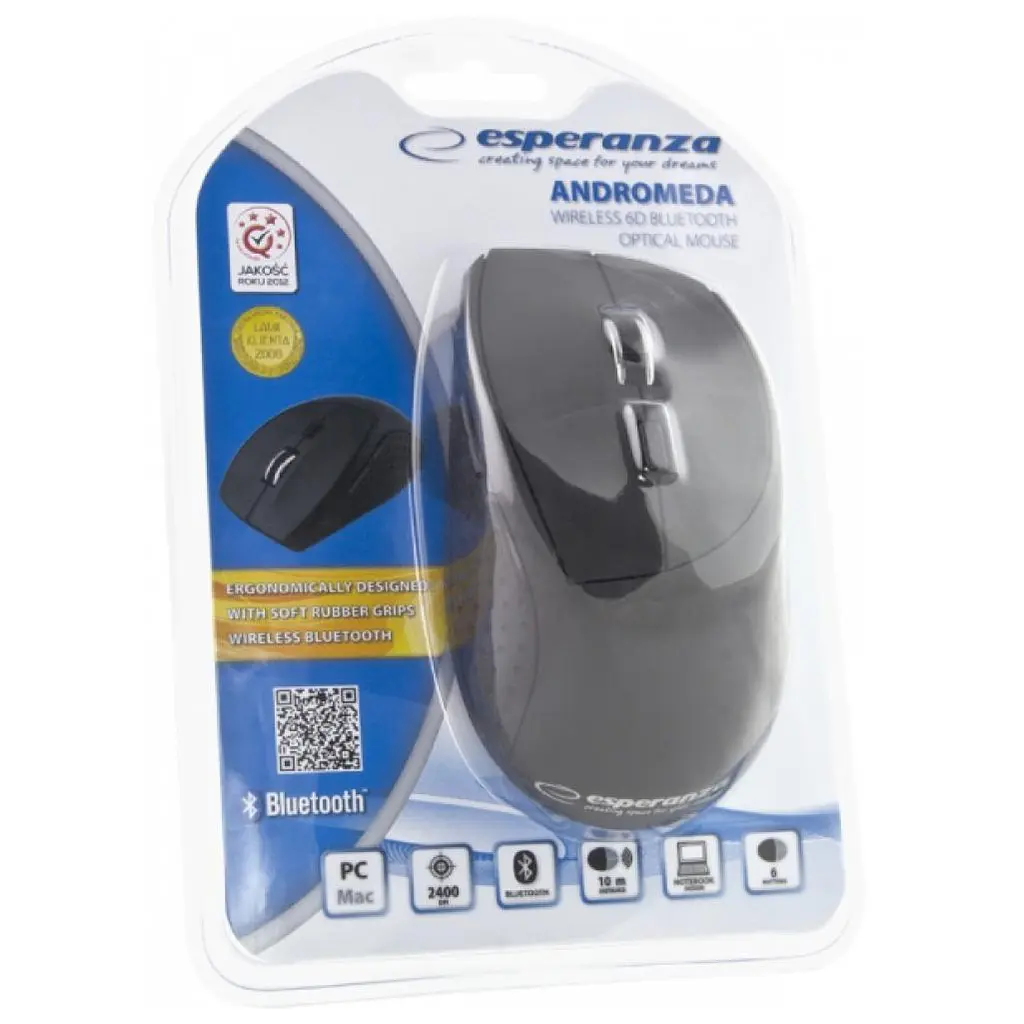 Мишка Esperanza Andromeda Bluetooth Black (EM123K) - фото 5