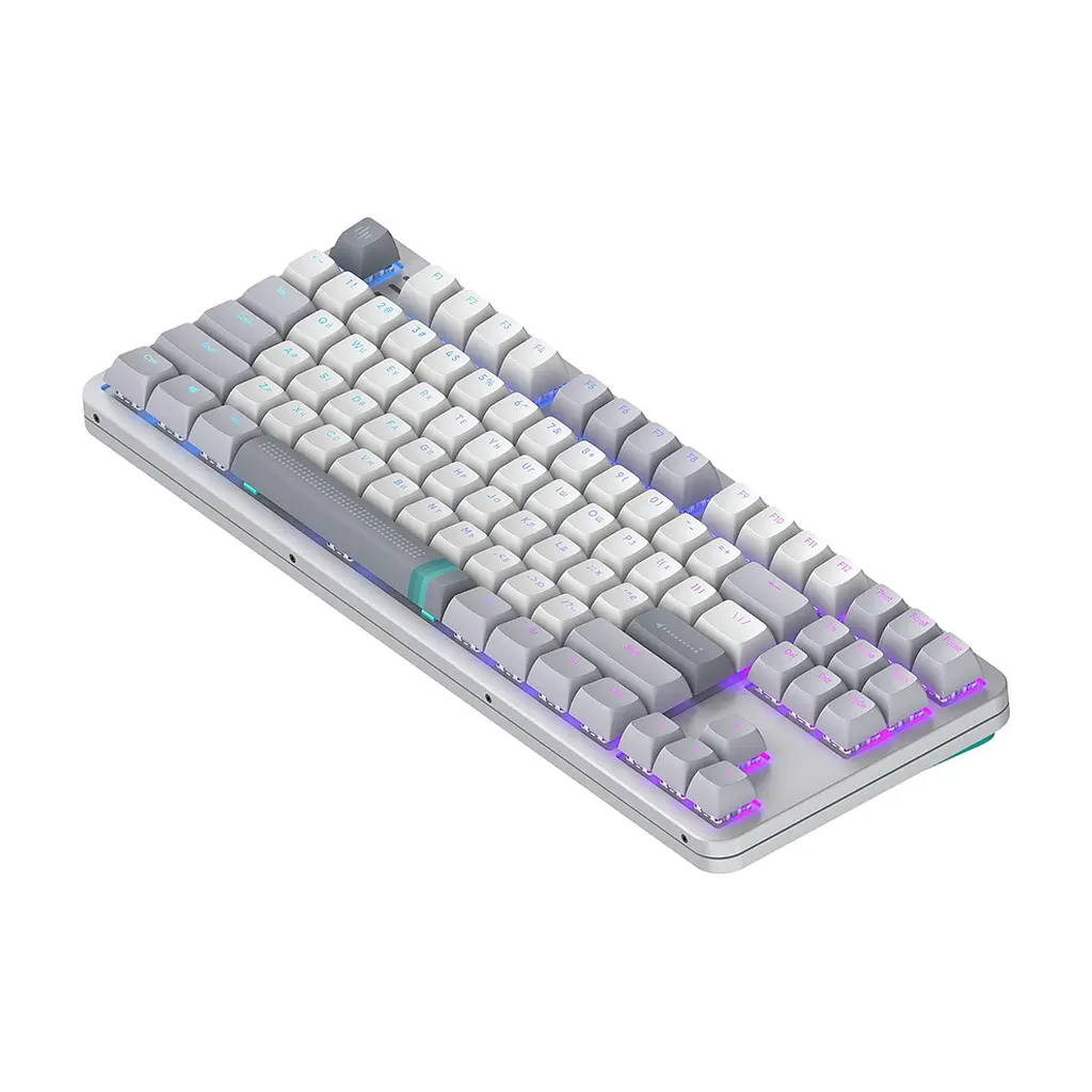 Клавіатура Dark Project ALU87 Daylight ABS RGB Mech G3MS Zircon White/Grey (DPKB_DAYLIGHT_87_ANSI_UA) - фото 4