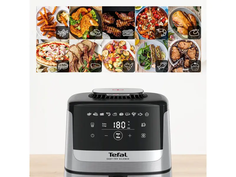 Мультипіч (аерофритюрниця) Tefal Easy Fry Silence (EY552DE0) - фото 9