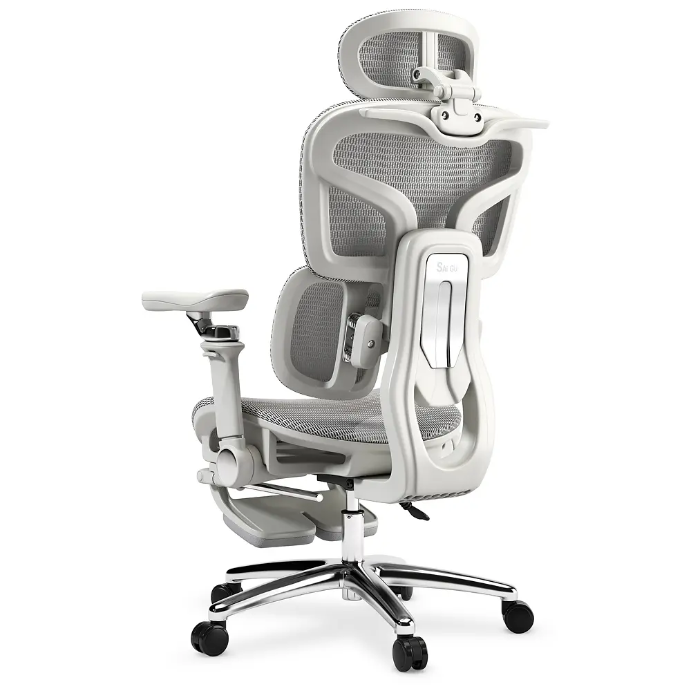 Кресло Mealux S2 Air Grey (арт. HF-S2 M/G) - фото 3