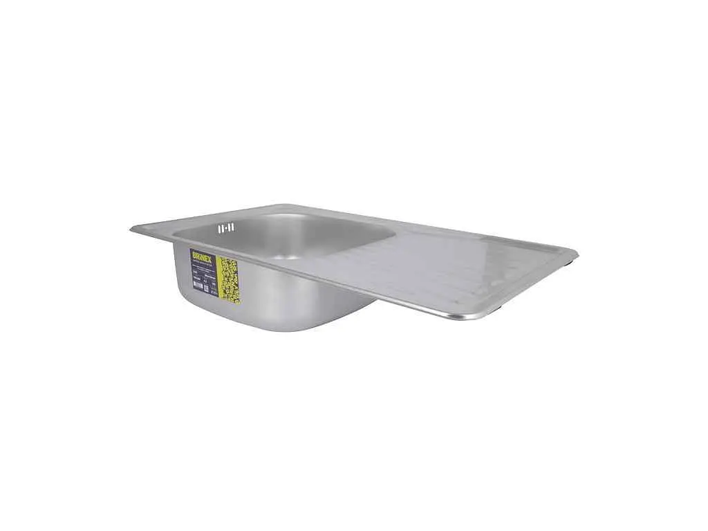 Мийка врізна Brinex 780х480х180мм 1 7848, Micro Decor 0,8мм BRIN7848MDEC08 - фото 4