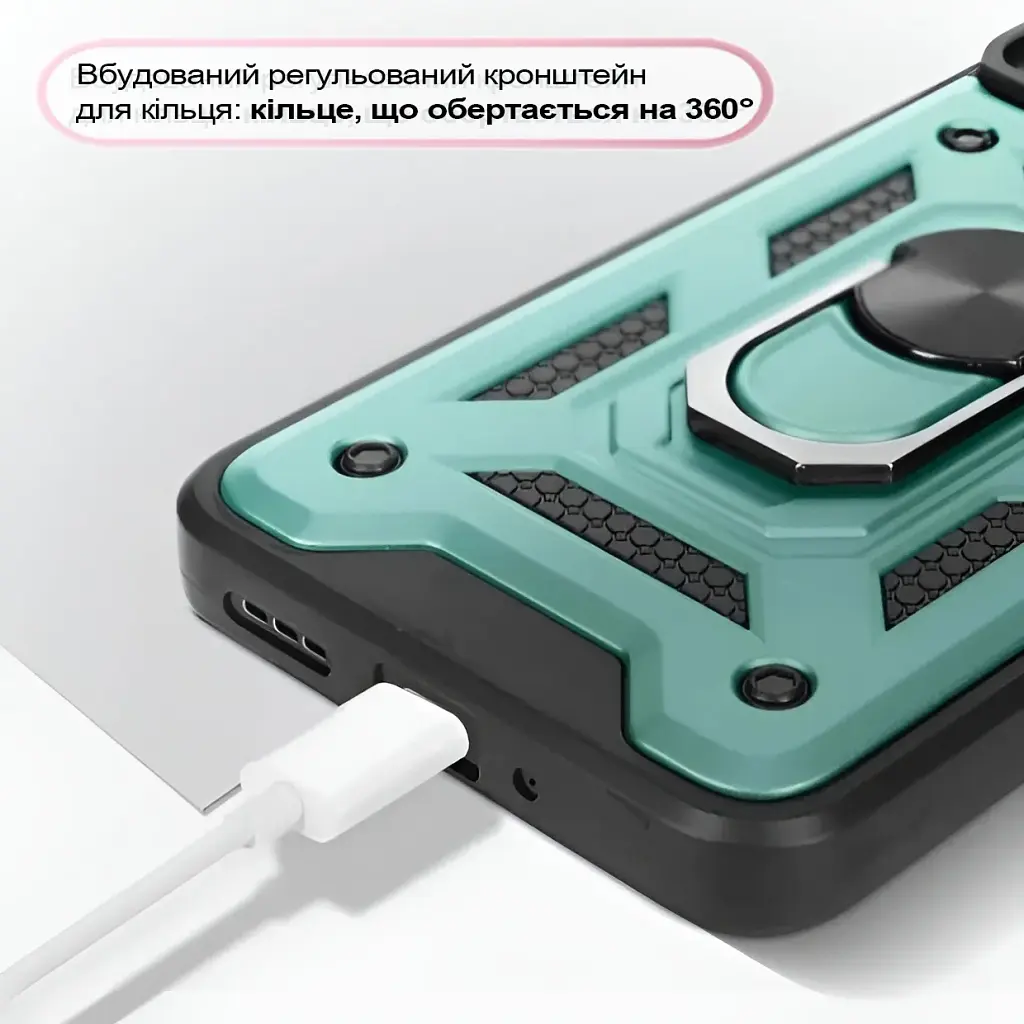 Чохол до мобільного телефона BeCover Military Xiaomi Redmi 13 Dark Green (711553) - фото 5
