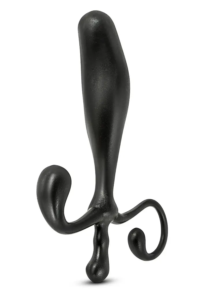 Стимулятор простати Anal Adventures Prostate Stimulator, 12.7 см чорний - фото 3