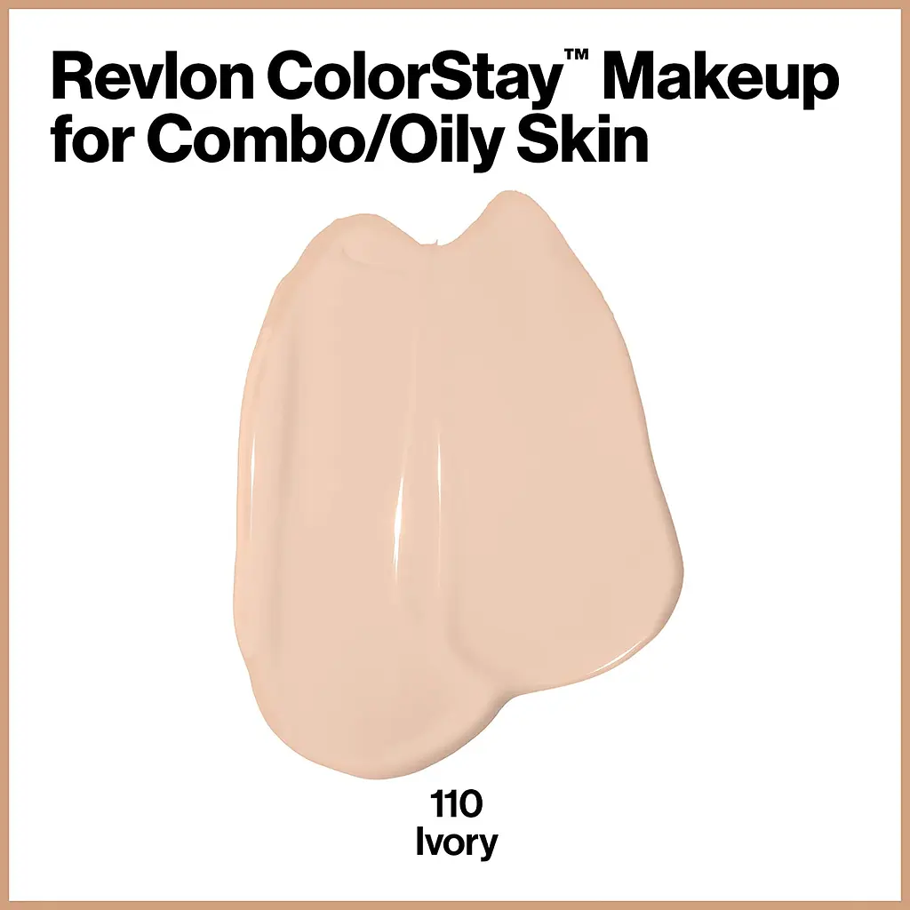 Тональный крем Revlon Colorstay Makeup Combination and Oily Skin тон 110 (Ivory) 30 мл (423021) - фото 2