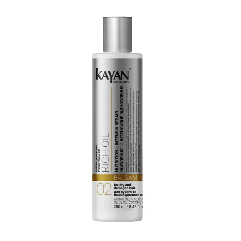 Бальзам маска для сухого та пошкодженого волосся Kayan Professional Rich Oil Balsam-Mask з оліями - фото 1