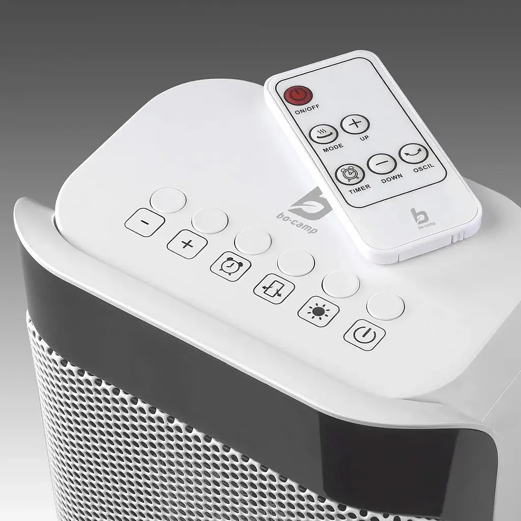 Тепловентилятор Bo-Camp Heater Ceramic Ventilation 1000/2000 Watt керамічний настільний (8618460) - фото 4