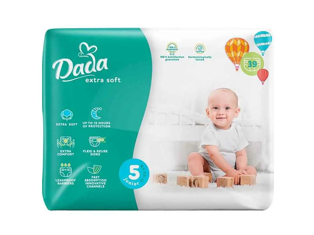 Підгузки DADA Extra soft 5 Junior 11-25кг 39шт