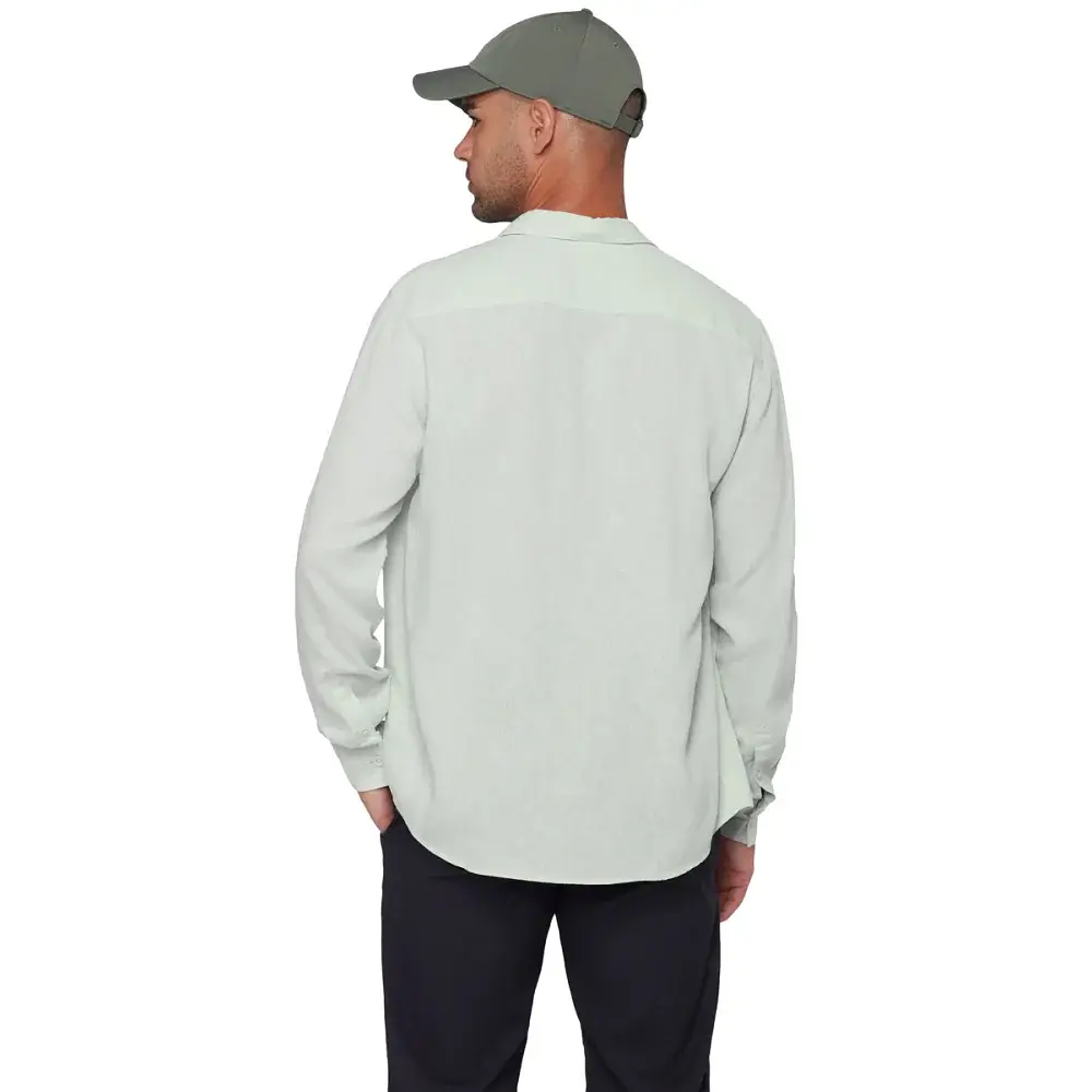 Сорочка Mammut Alvra Summer Longsleeve Shirt M XL silver sage - фото 4