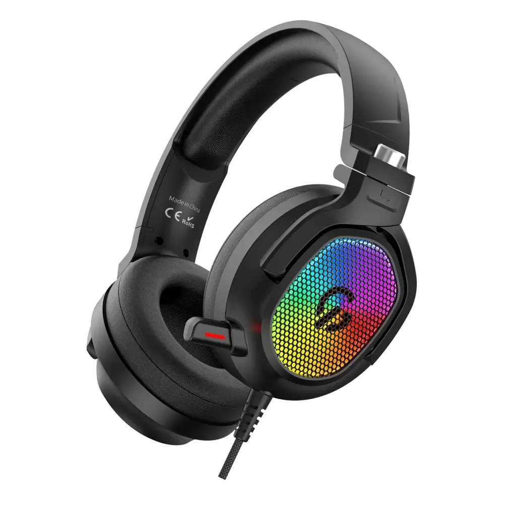 Навушники HF Stereo GamePro HS1300 RGB 7.1 Black (HS1300) UA - фото 2