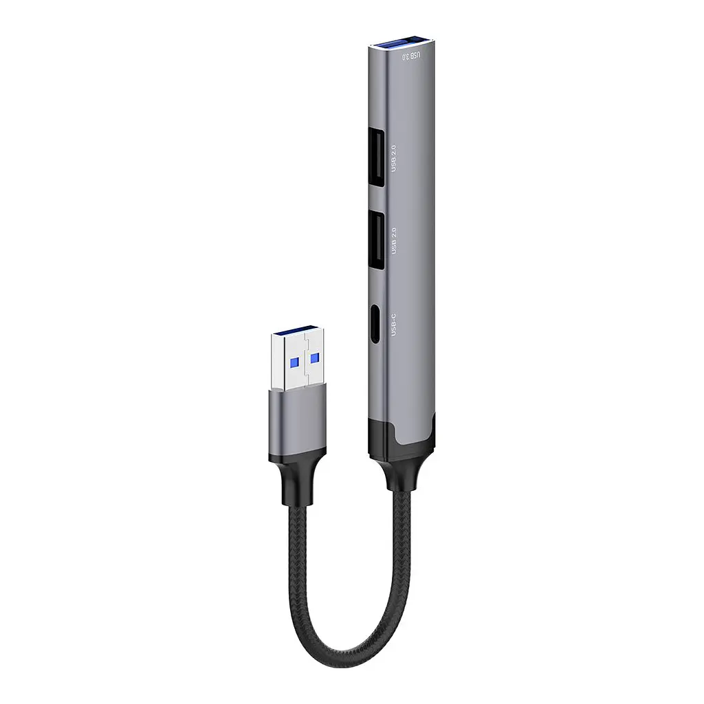 Концентратор ColorWay USB-A 4-в-1 USB2.0х3/USB3.0 (CW-HUB05) - фото 6