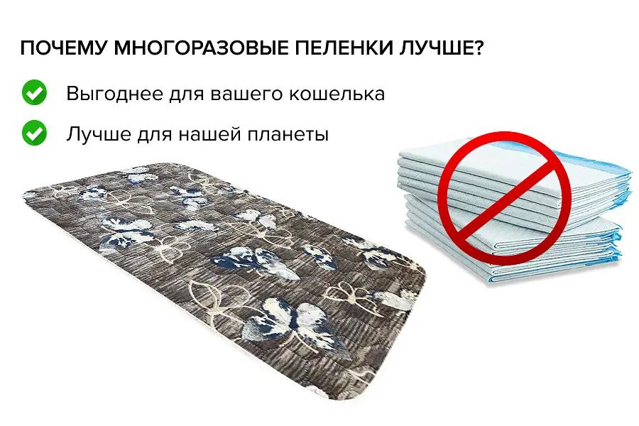 Багаторазова пелюшка для собак AquaStop арт.19 50х70 см - фото 3