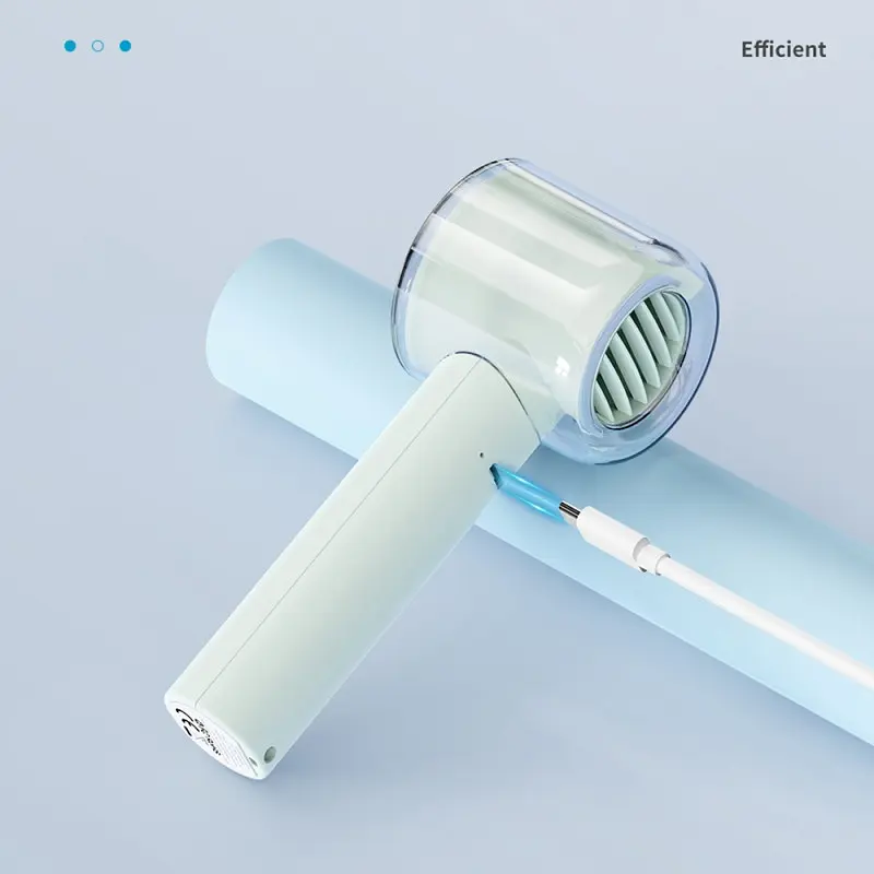 Портативний вентилятор з дисплеєм WI-FS010 3000 mAh Green Wiwu teh0029506 - фото 2