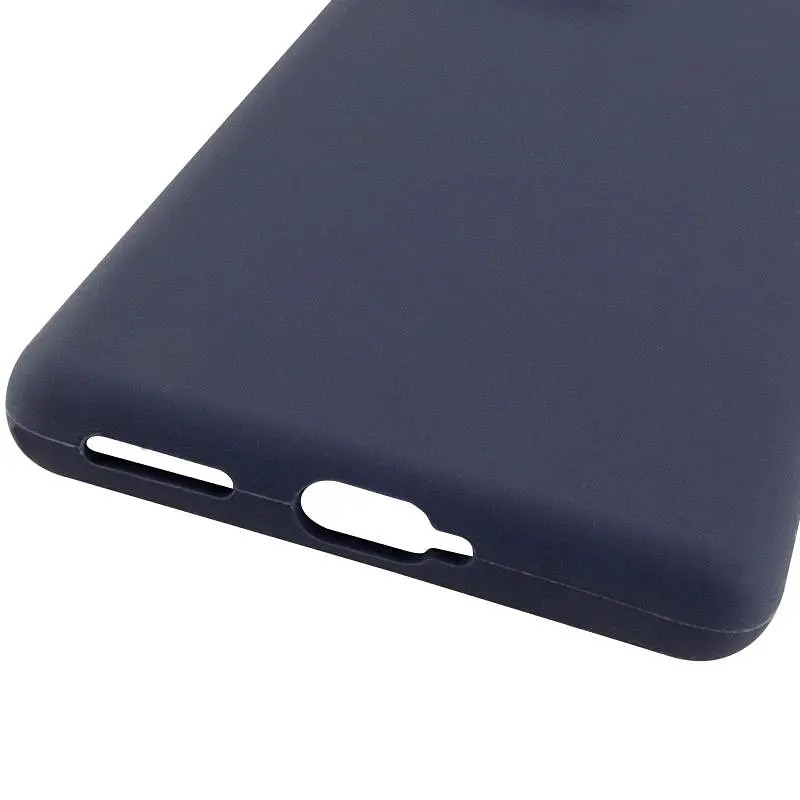 Чехол Silicone Cover Lakshmi Full Camera (AA) для Motorola Edge 50 Синий / Midnight Blue - фото 5