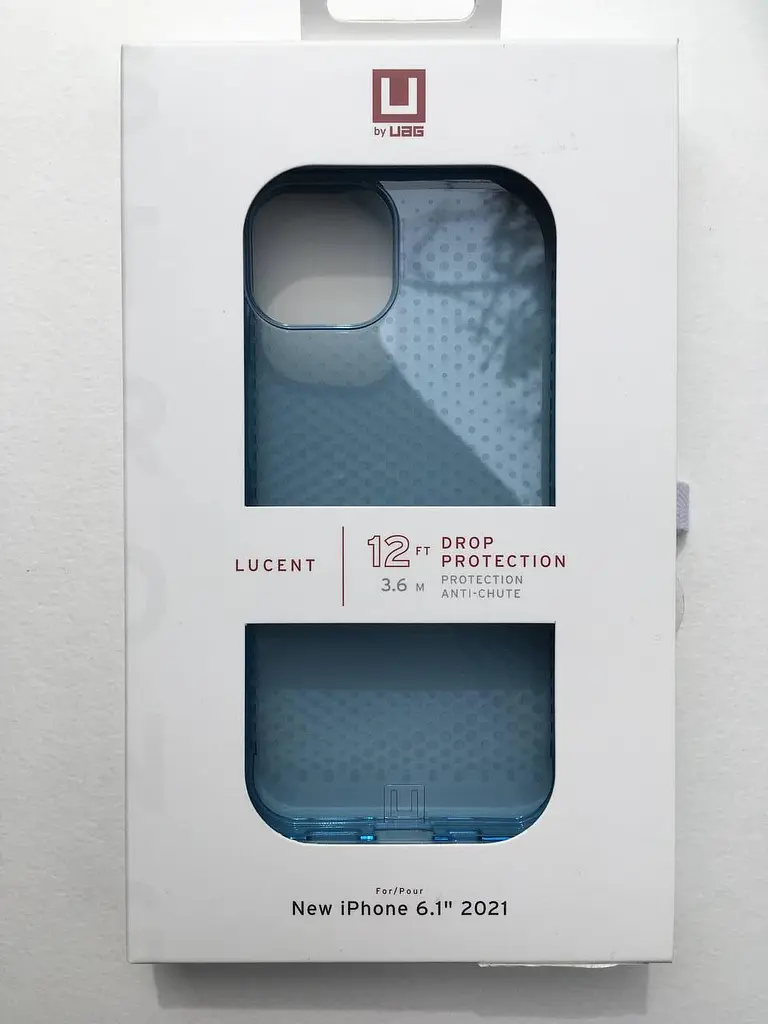 Чохол протиударний UAG Lucent (Original) 11317N315858 для iPhone 13 (6.1") Blue - фото 6