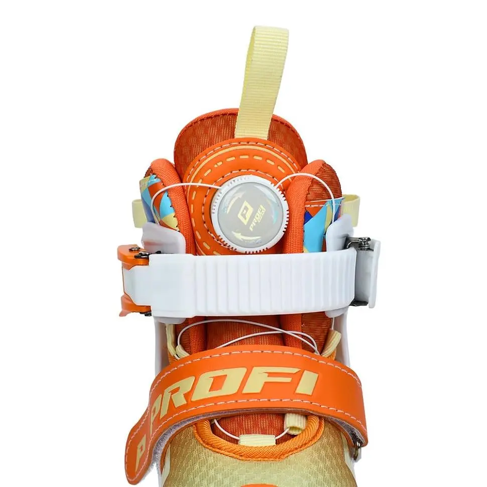 Ролики розсувні дитячі PROFI KIDS р. 27-30 з колесами PU Срібний (AP-122-R-63) - фото 4