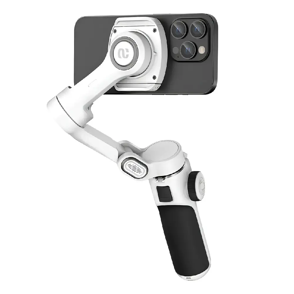 Триосьовий стабілізатор AOCHUAN Professional Gimbal Stabilizer for Smartphone SMART P2 White (AOCHUAN-SMARTP2-W) - фото 3