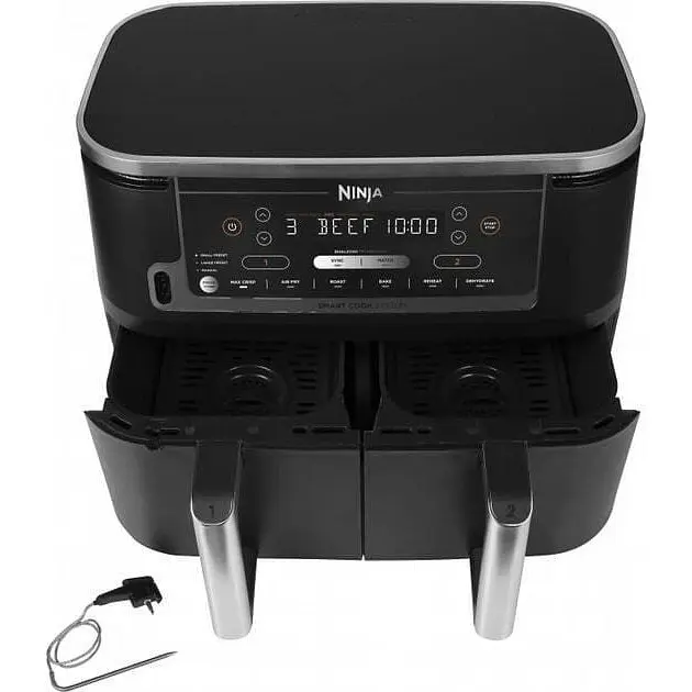 Мультипечь (аэрофритюрница) Ninja Foodi Max Dual Zone Smart Cook AF451EU - фото 3