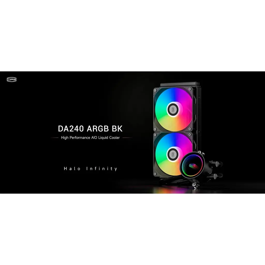 СВО PcCooler DA240 ARGB Black (DA240-BKAWXX-GL) - фото 8