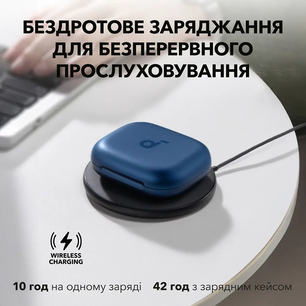 Навушники SoundСore AeroFit 2 Blue Anker teh0021143 - фото 4