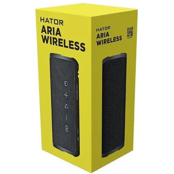 Портативний колонка Hator Wireless Aria TWS 30 Вт IPX7 Phantom Black - фото 8