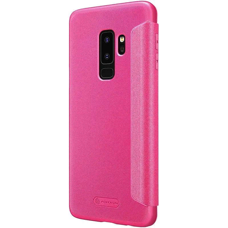 Чохол-книжка Nillkin Sparkle Leather Case Samsung Galaxy S9+ Red - фото 4