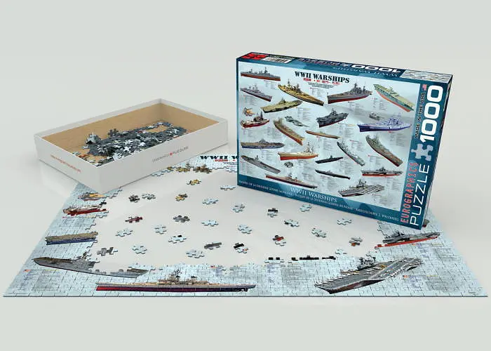 Пазл EuroGraphics Кораблі Другої світової війни 1000 ел. (6000-0133) - фото 2