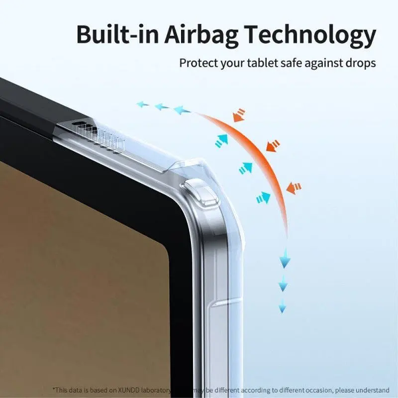 Чохол накладка з підставкою HunDD з посиленими кутами для для Samsung Galaxy Tab A9 (8.7'') Чорний - фото 6