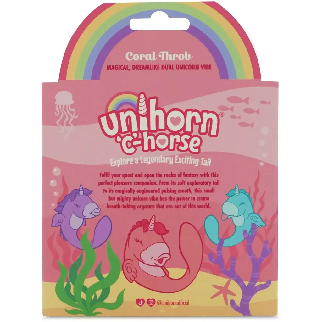 Вибратор-единорожка Unihorn - C Horse - Coral Throb - фото 8