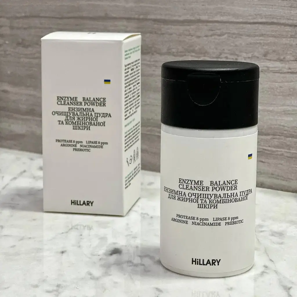 Энзимная очищающая пудра для жирной и комбинированной кожи Enzyme Balance Cleanser Powder Hillary 40 г - фото 6