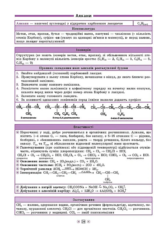 Довідник у таблицях. Хімія. 7–11 класи - Н. І. Островерхова - фото 5