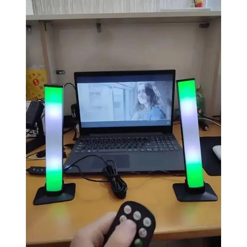 Лампа настільна світлодіодна з RGB підсвічуванням, ефектом неона для геймерів з USB-живленням - фото 6