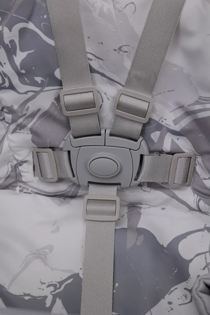 Стілець-гойдалка для годування дитини 2 в 1 VELANO Nomi, light grey - фото 3