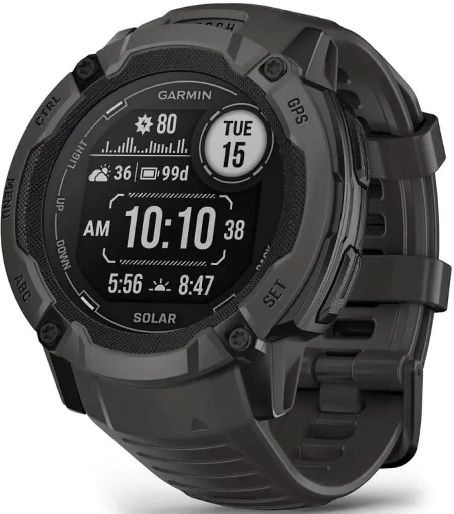 Смарт-годинник Garmin Instinct 2X Solar Graphite (010-02805-10/00/24) - фото 3