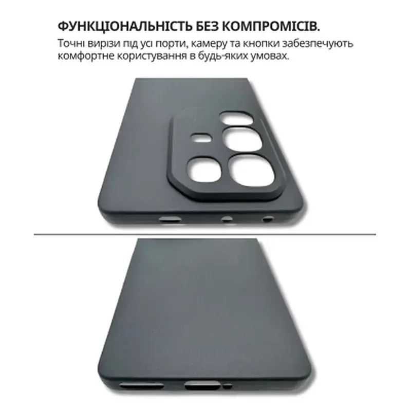 Чохол до мобільного телефона BeCover Silicone Infinix Note 50 Pro 4G (X6855) Black (714673) - фото 2